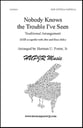 Nobody Knows the Trouble I've Seen SATB choral sheet music cover